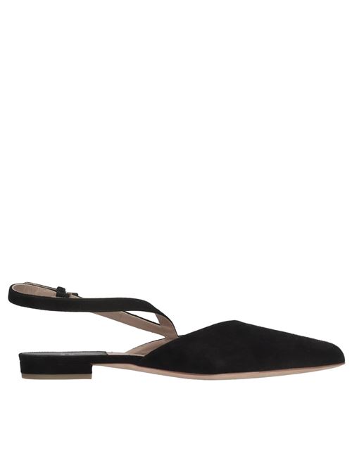 Ballerine slingback Anael in camoscio LAURENCE DACADE | ANAEL S20 KID SUEDENERO